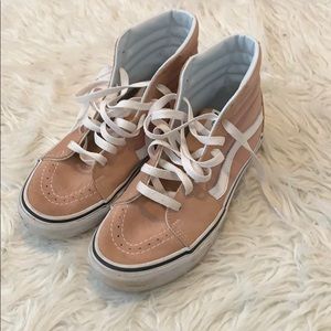 Pink Hightop Vans Women’s size 8.5